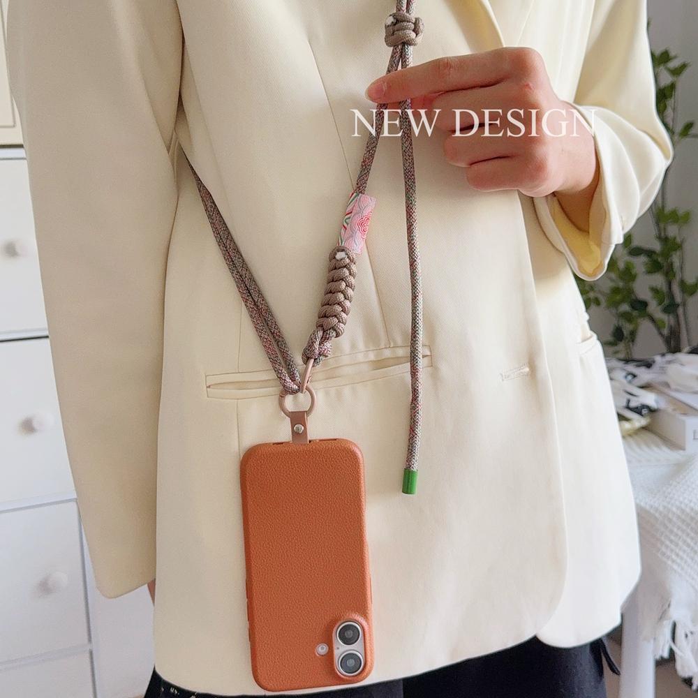 Korea Universal Adjustable Phone Lanyard Strap Mobile Phone Hanging Rope Neck Straps Anti-lost Lanyards Cell Phone Accessories