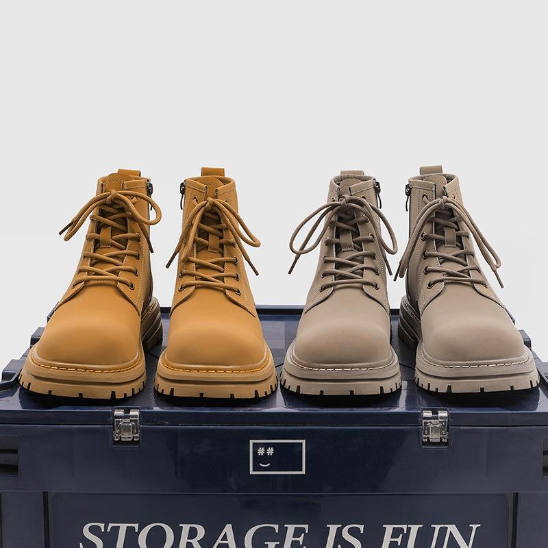 Ботинки Martin Мужская обувь Осенние британские ботинки в стиле ретро Инструментальные — фото 5