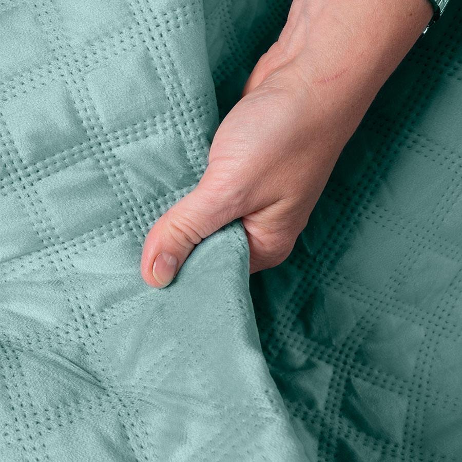 Velvi Quilted Bedspread - Refreshing Mint - 170X210