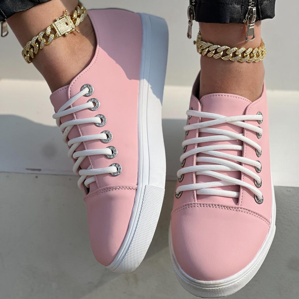 Sportliche Einzel-Schuhe in Übergröße Damen Frühling und Sommer Neu Außenhandel Übergröße Mode Einzel-Schuhe Bequeme und Vielseitige Damen-Schuhe