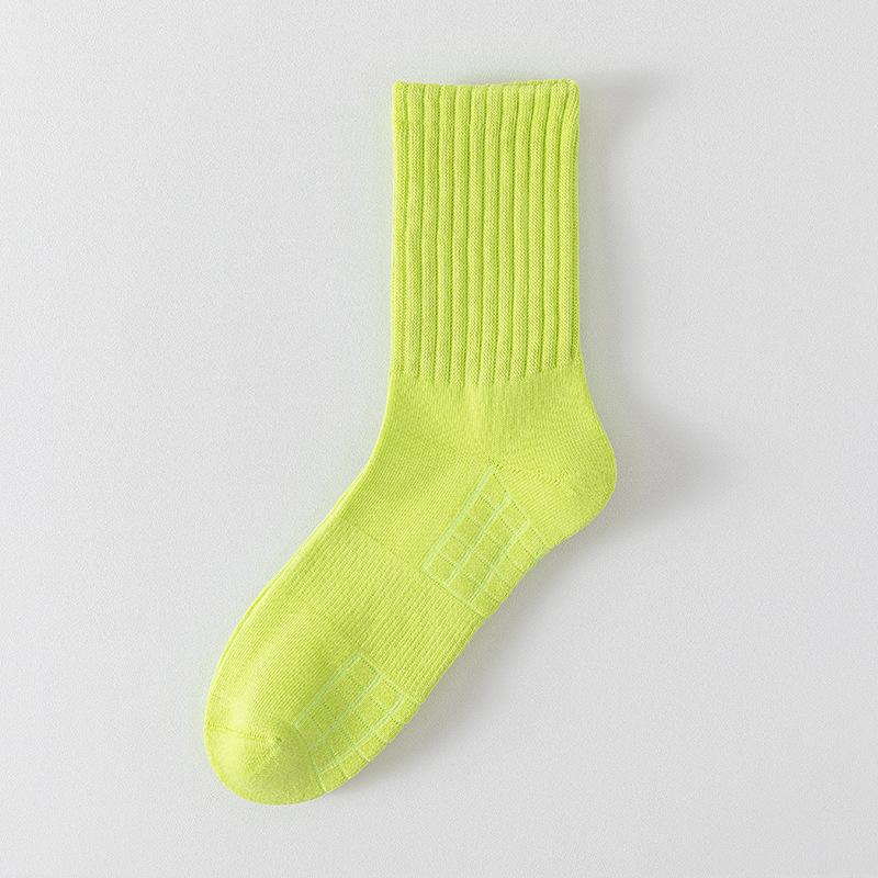 Men's Thin Socks, Autumn and Winter Sports, Running, Pure Cotton Towel Base Socks, Basketball Anti-odor, Badminton Long Socks, Cotton Socks
