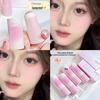 Cappuvini Stippling Blush Stick - Energetic Rosy Brightening Korean Style Long-lasting Rouge & Eyeshadow.