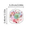 50PCS Aesthetic Easter Stickers Cute Vintage Animals Sticker Watercolor Flower Decals for Scrapbooking, Journaling, Laptops
