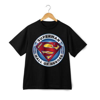T-Shirt Grafica Personalizzata DC Superman – Maglietta Unisex Medaglione della Hall of Heroes