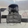 Hooded down cotton vest women's autumn and winter new thickened warm short vest jacket loose casual cotton clothes