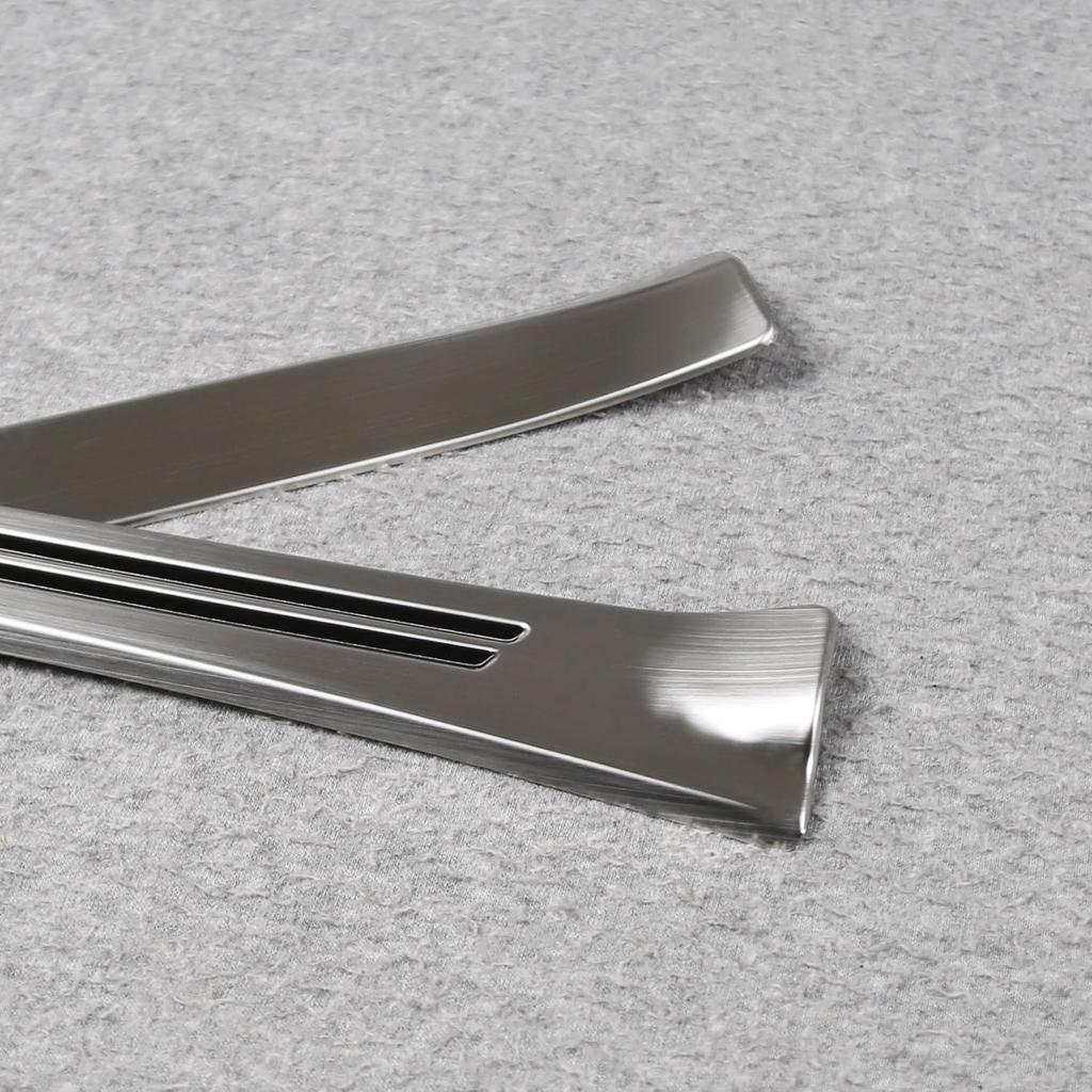 RUIQ Subaru Forester SL Series Exterior Stainless Steel Step Side Step Garnish Designed Exclusively for the Subaru Forester Garnish, (Silver) -