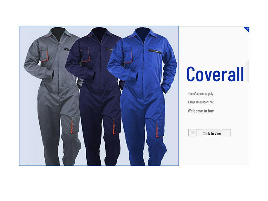 

Men s Wear-Resistant Mechanic Jumpsuit Workwear Set - Auto Repair & Workshop Uniform XXL (90kg-105kg)