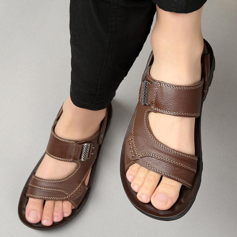 Sandali Estivi Primaverili Sandali Outdoor Casual Fondo Spesso Antiscivolo Scarpe da Spiaggia Sandali Ciabatte Uomo Doppio Uso