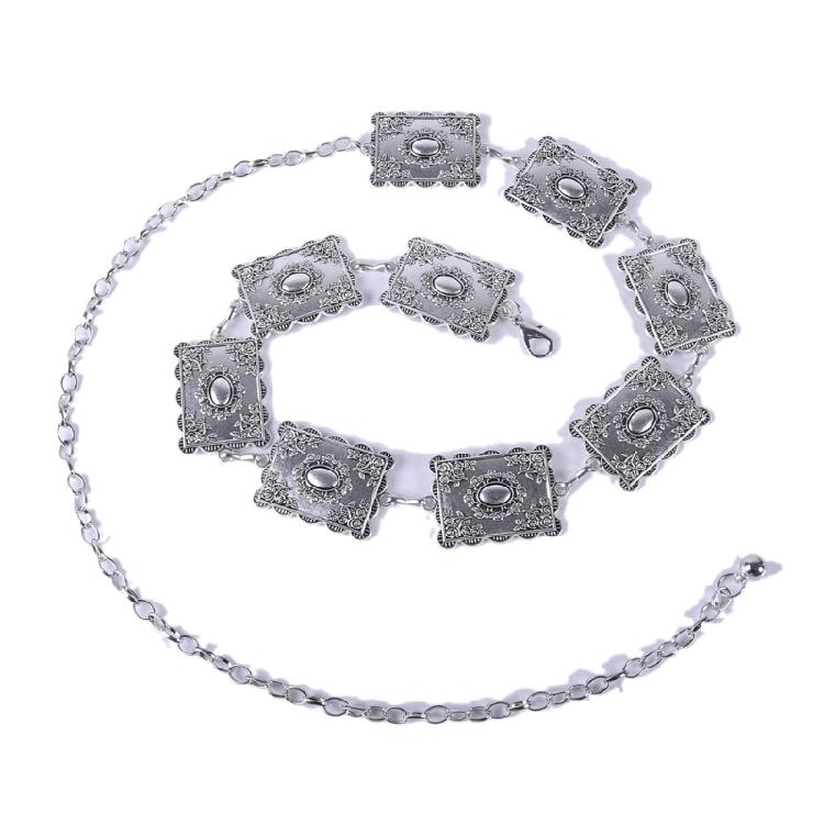 Dress Waist Chain Metallic Ethnic Chain Belt Body Chain Waist Jewellery Party Accessories Carved Waist Belt Body Jewelry