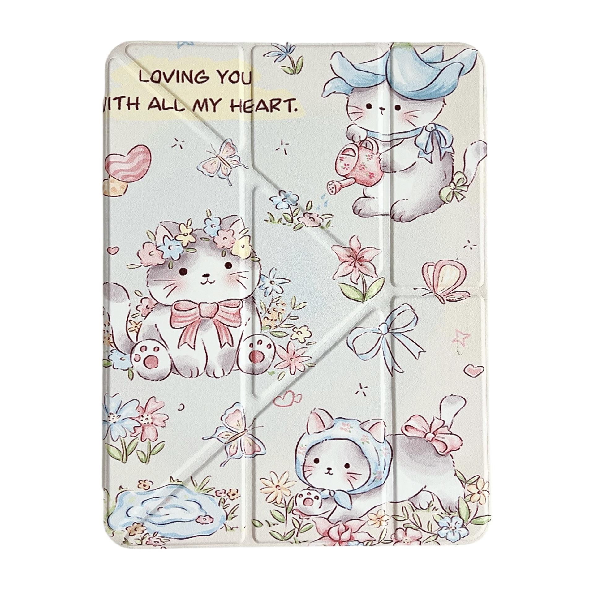 Japan and South Korea foreign trade notebook ipad Air7 tablet case leather case Apple tablet protective case ipad 10th generation suitable Ipad 10.2/10.5 2019universal