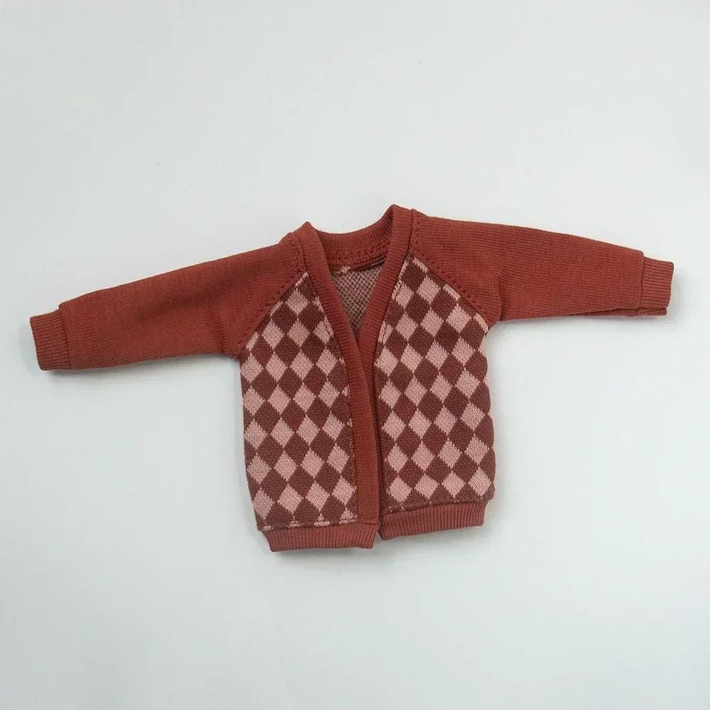 Blyth Clothes Mini skirt plaid cardigan pleated skirt student suit casual sweater jacket shirt Ymy Ob22 24 27 Doll Accessories