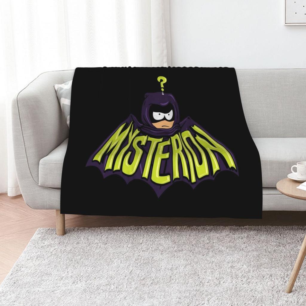 Mysterion Throw Blanket Flannel Baby Sofa Bed Loose Tourist For Decorative Sofa Blankets