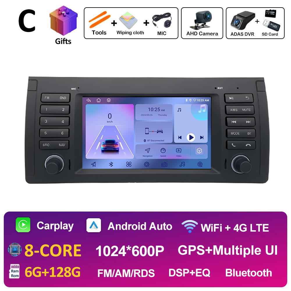 Wireless Carplay Android Auto For BMW E53 QLED IPS Screen Cooling fan Bluetooth WIFI DSP Stereo Autoradio Intelligent System 4G