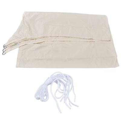 Milky White Shade Canopy Waterproof Shading Foldable 3x3m Quadrilateral Reducing Heat Shade Sail