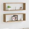 2 Pieces of Wall Decoration Racks, Entrance Storage Wall Shelf, Bathroom Storage Rack, Living Room Decoration Rack