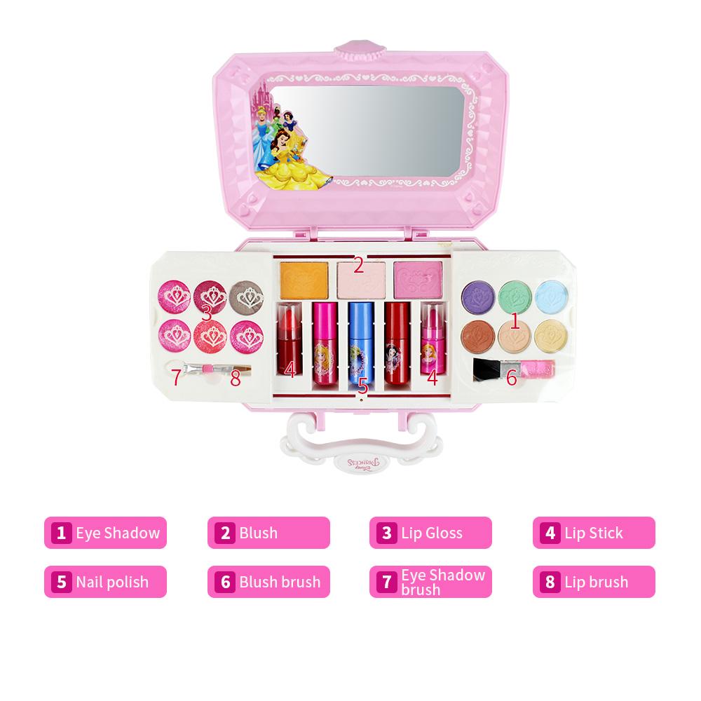 Girls Makeup Kit for Kids Washable Fashion Makeup Set Girls Play Cosmetics Set