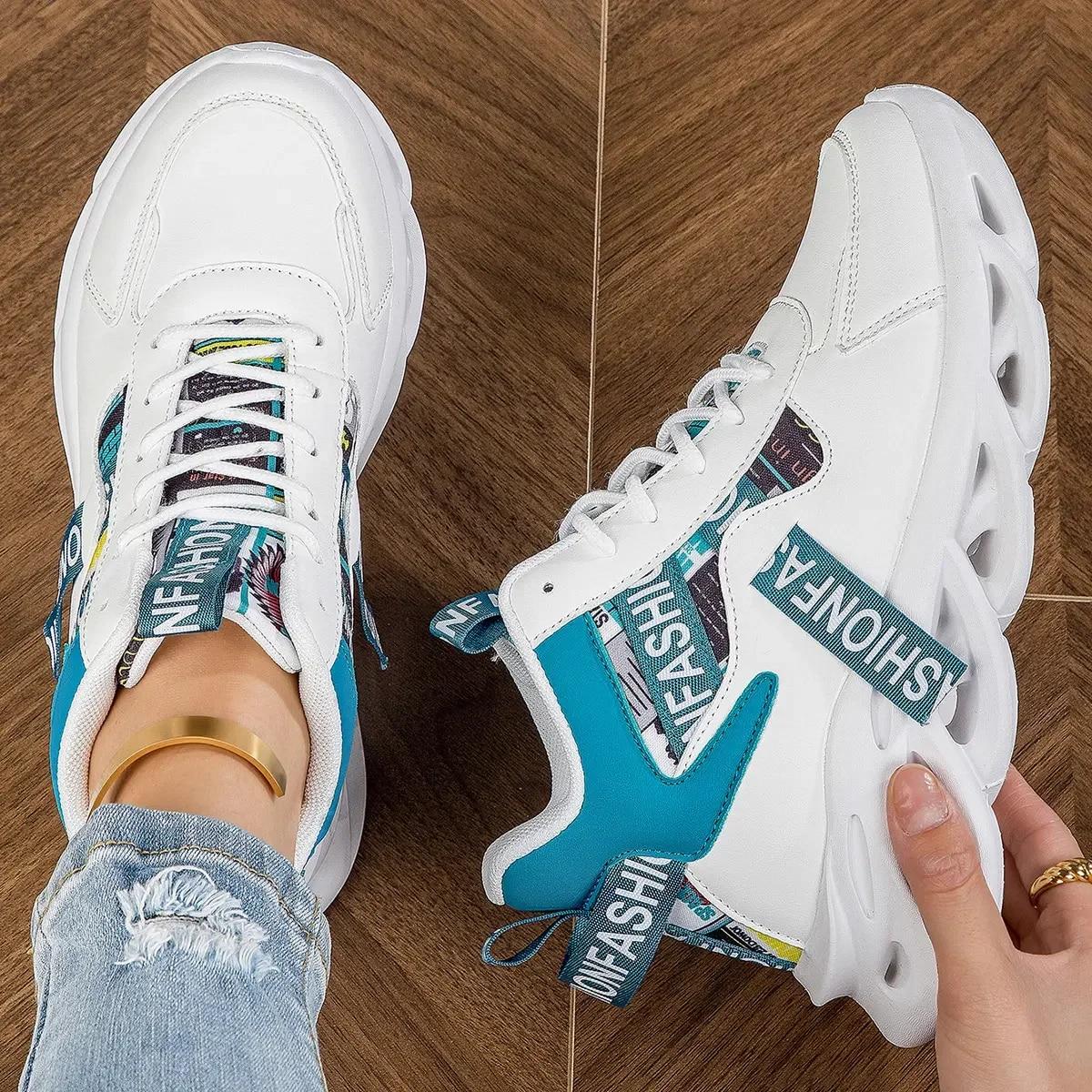 Женские дышащие кроссовки Кроссовки для бега Фитнес Спортивная обувь Повседневная — фото 5