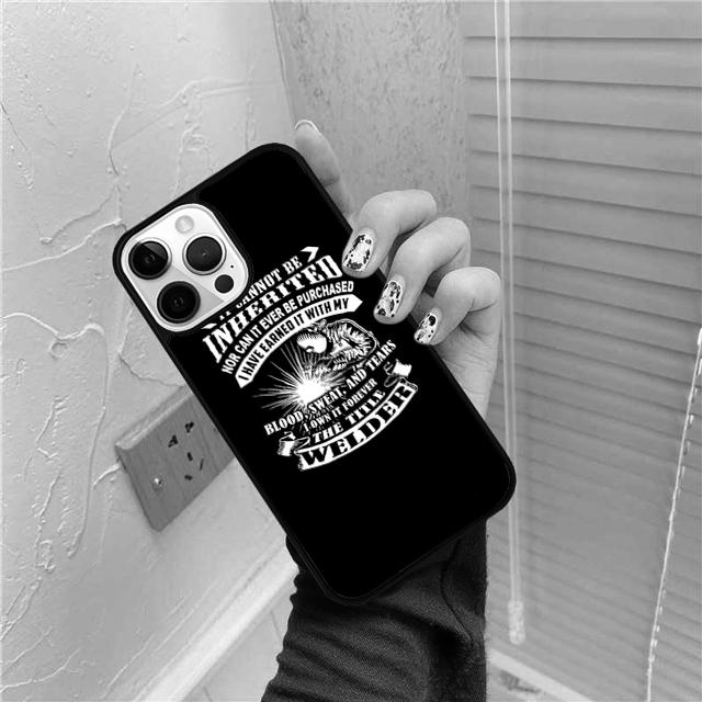My Heart Belongs To An Awesome Welder Phone Case For For iPhone 17 Air 16 15 11 12 13 14 Pro Ma Plus coque
