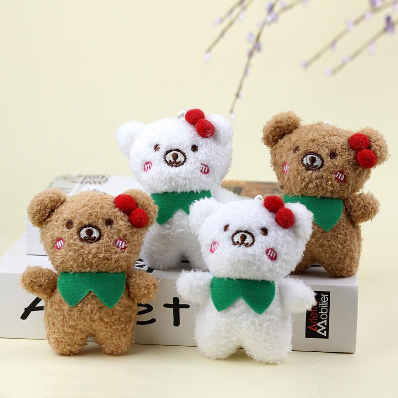 Adorable Teddy Bear Plush Toy With Scarf And Keychain For Kids And Adults