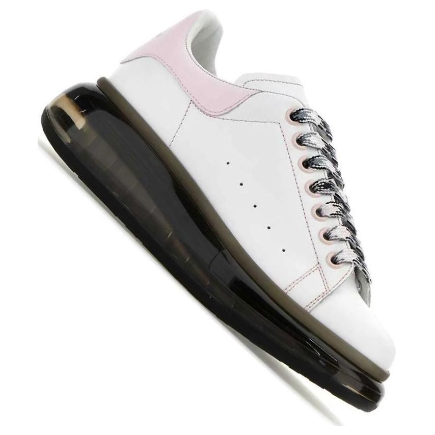 (WMNS) Alexander McQueen Larry Oversized Sneaker 'Clear Sole White Black' Women's 718255WIE818845