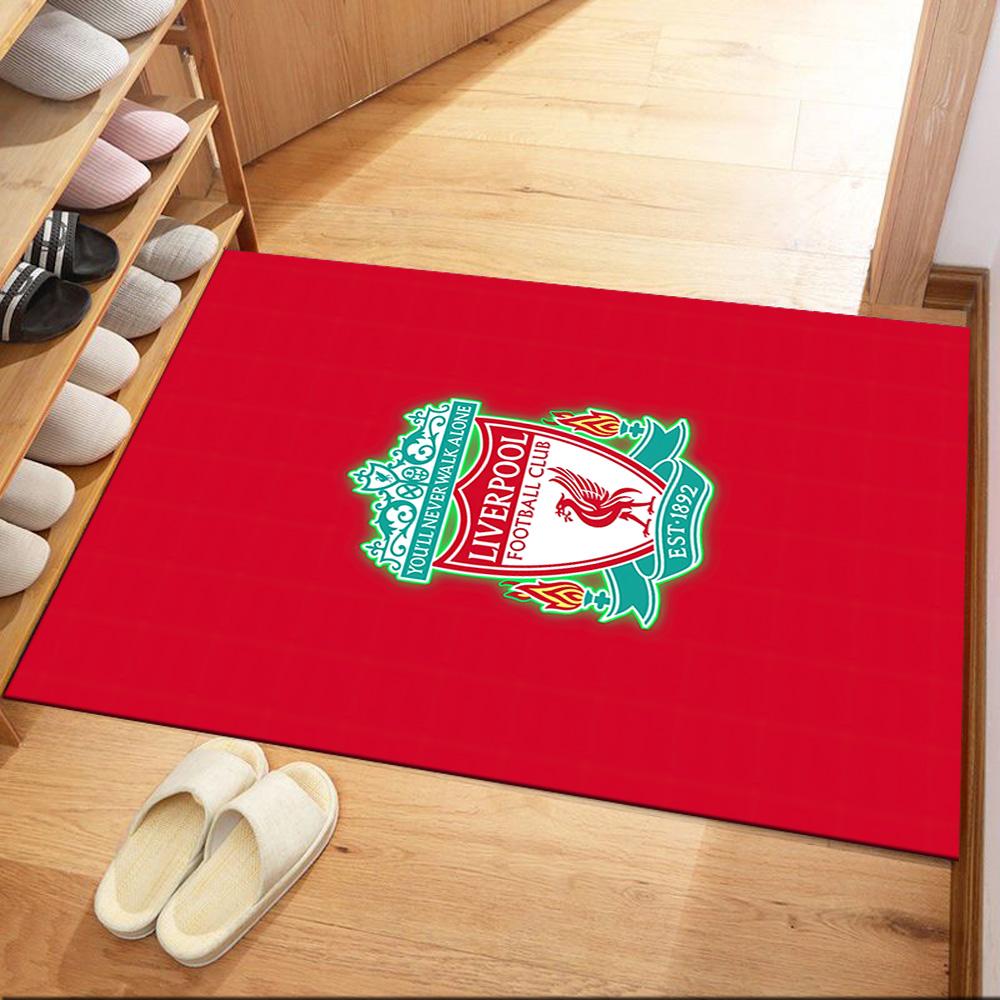 Liverpool Football Club Area Rug Suitable For Study Room Bedrooms Hallway Kitchen Antislip Carpet Anime Office Decor Wedding Party Gift