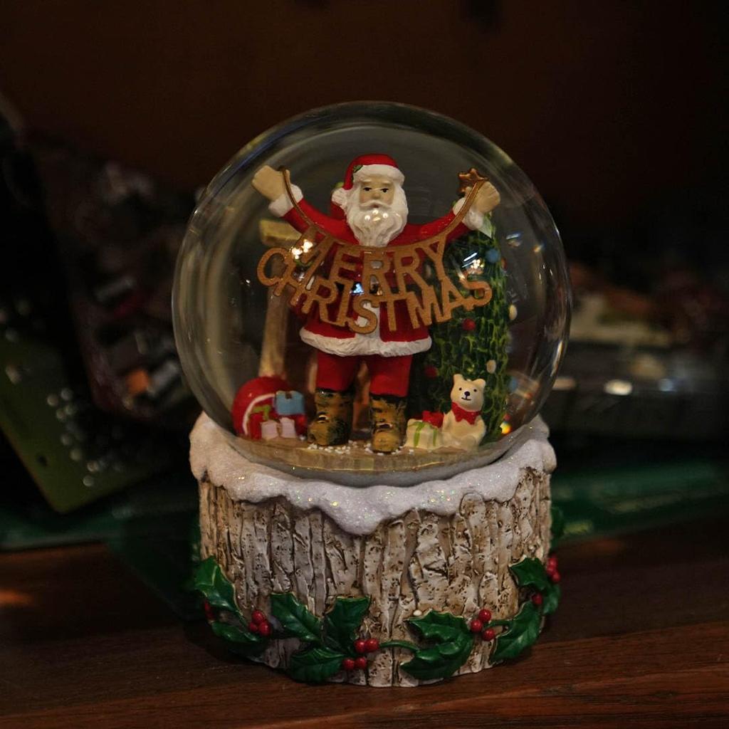 Snow Globe Christmas Dalton Snow Globe Garland Greetings Santa