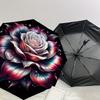 1pc Rose Flower Pattern Umbrella  Automatic Opening and Closing Umbrella, High quality Umbrella, Ideal Gift for Her 184