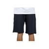 Fila Logo Print Zipper Fly Straight Loose Casual Shorts Men Shorts Navy-Blue LM911377-410