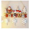 2022 Wooden Christmas Door Hanging Oranments Wall Xmas Dec Merry Christmas Decor For Home Happy New Year Naviidad Door Pendants