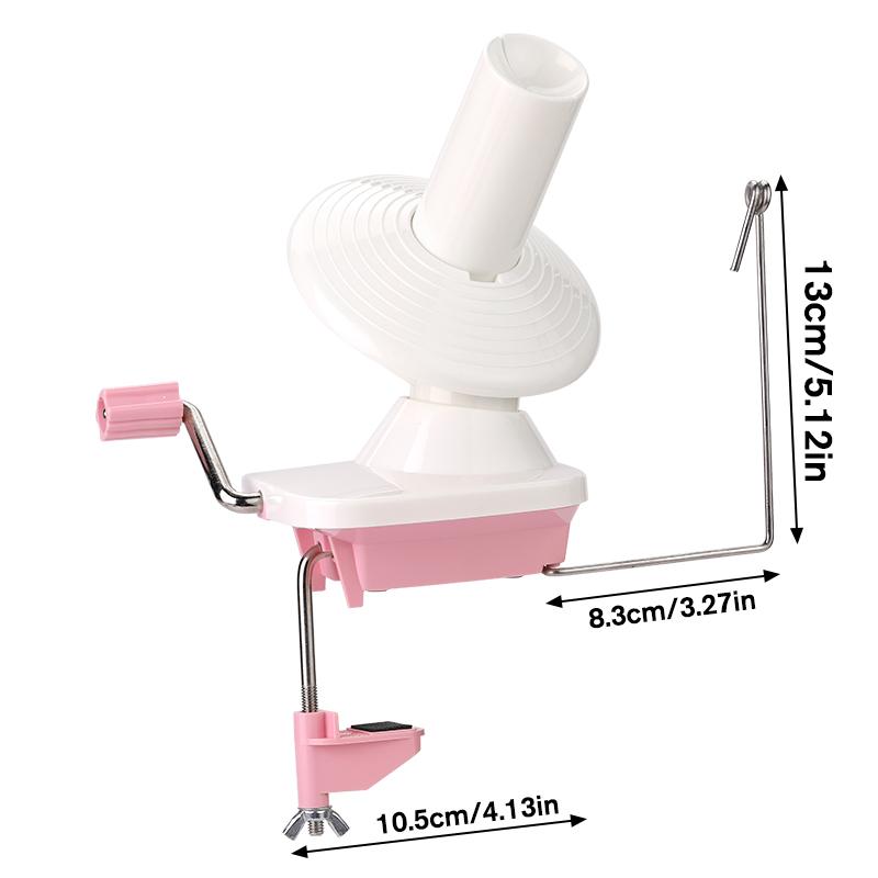 Imazy Yarn Cake Winder Spinner for Crocheting Hand Operated Ball Winders Machine for Knitting Crafting Knit Tool Supplies
