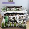 Madrid players Pattern Bedding Home Decoration Birthday Gift (1 * duvet cover + 2 * pillowcase, without core)