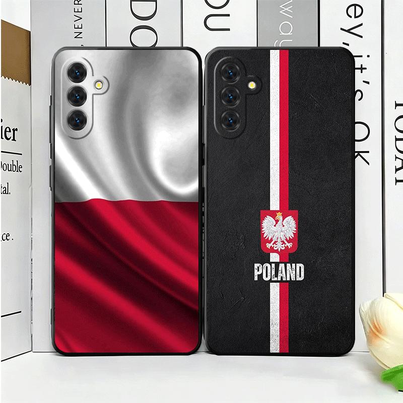 Poland Flag White Red Soft Phone Case for Samsung A17 A37 A57 A16 A26 A36 A56 A15 A25 A35 A55 A14 A24 A34 A54 A13 A23 A33 A53 A5