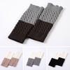 Winter Women Ribbed Leg Warmers Patchwork Knitted Long Boot Socks For Party Dance Sports Yoga Accessories