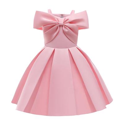 Pink Summer Princess Suspender Dress for Girls - Western Style