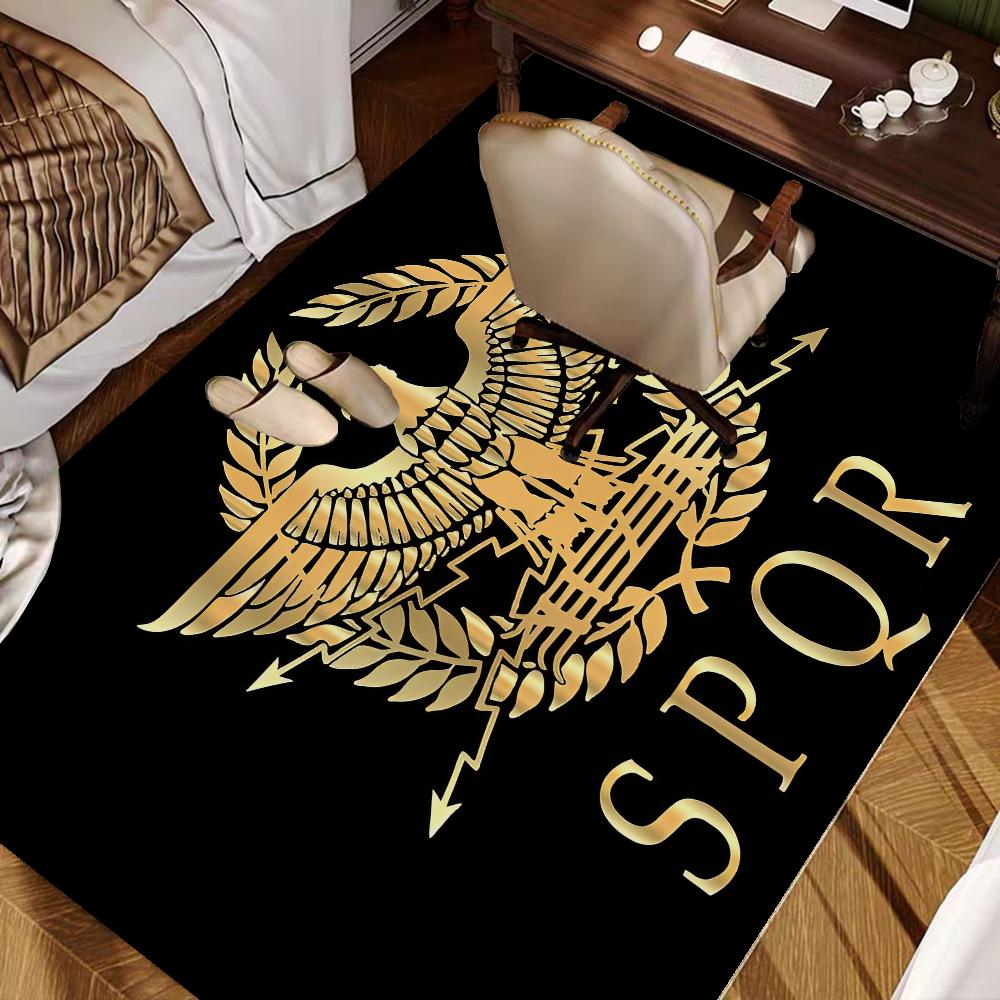 Roman SPQR Printed Floor Mat Rectangle Anti-slip Home Soft Badmat Front Door Indoor Outdoor Mat Modern Home Decor