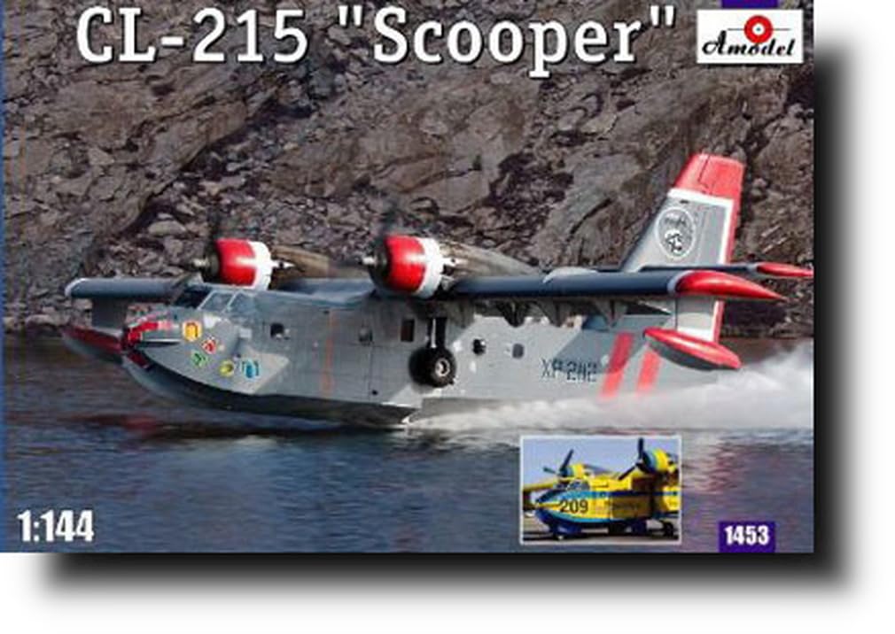 

Пластиковая модель летающей лодки Canadair Scooper Fire AM1453 1/144 CL-215