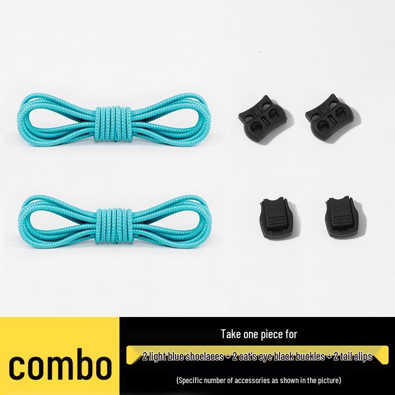 No-Tie Elastic Shoelaces for Slip-On Shoes - Unisex Sports Laces, One Pair