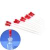 2Pcs Rubber Head Glass Pipettes Dropper Lab Glassware Tool For Veterinary Test