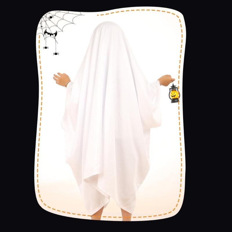 Kids Halloween Scary Hooded Cape, Halloween Scary Cloak Cosplay Costumes Halloween Cape Scary Costume