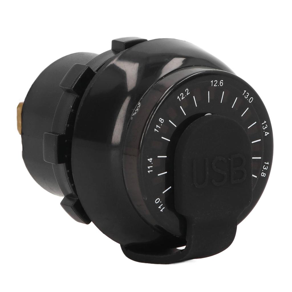 Dual USB Charger Socket DC12V Charger Adapter Power Outlet Adapter for ATVs RVs SUVs Boats