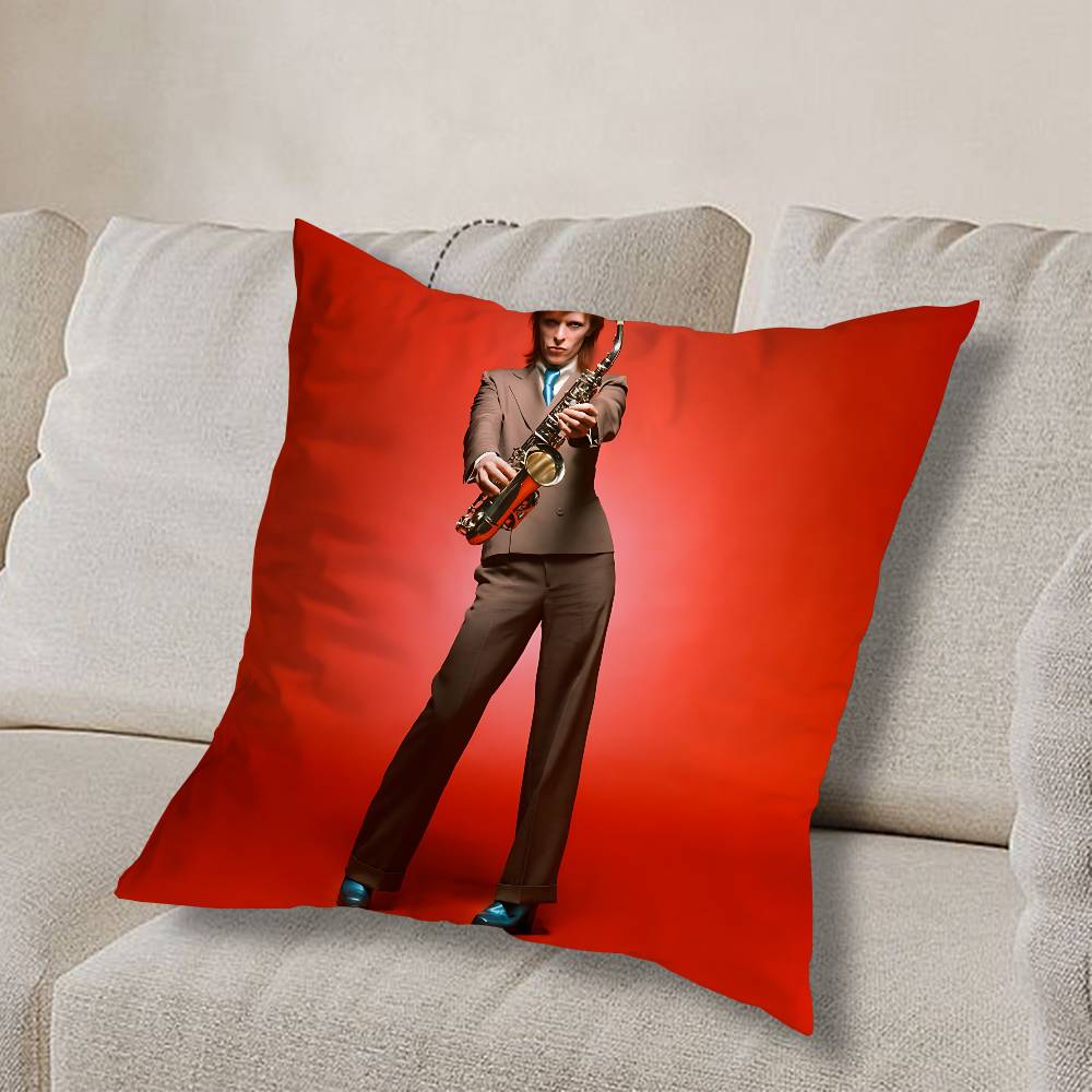 Osobnost D-David Bowie Povlak na polštář Povlak na polštář Obývací pokoj Pohovka Potah na polštář Vhodné pro Domácí Ložnici Dekorace místnosti