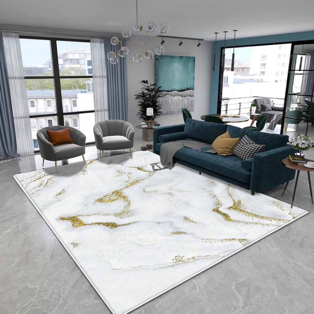 Modern Decoration Carpet for Living Room Luxury Marble Bedroom Non-slip Rug 200x300 Lounge Coffee Tables Washable Floor Mat Soft