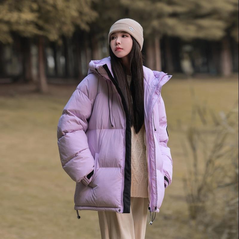 2025 New Winter White Duck Down Jacket Fashionable, Versatile, Thickened Men's Warmth, Popular Trend Padded Clothes