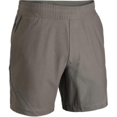 Comfortable Solid Color Stretch Casual Shorts Men Shorts Smoke-Gray 1383425-200