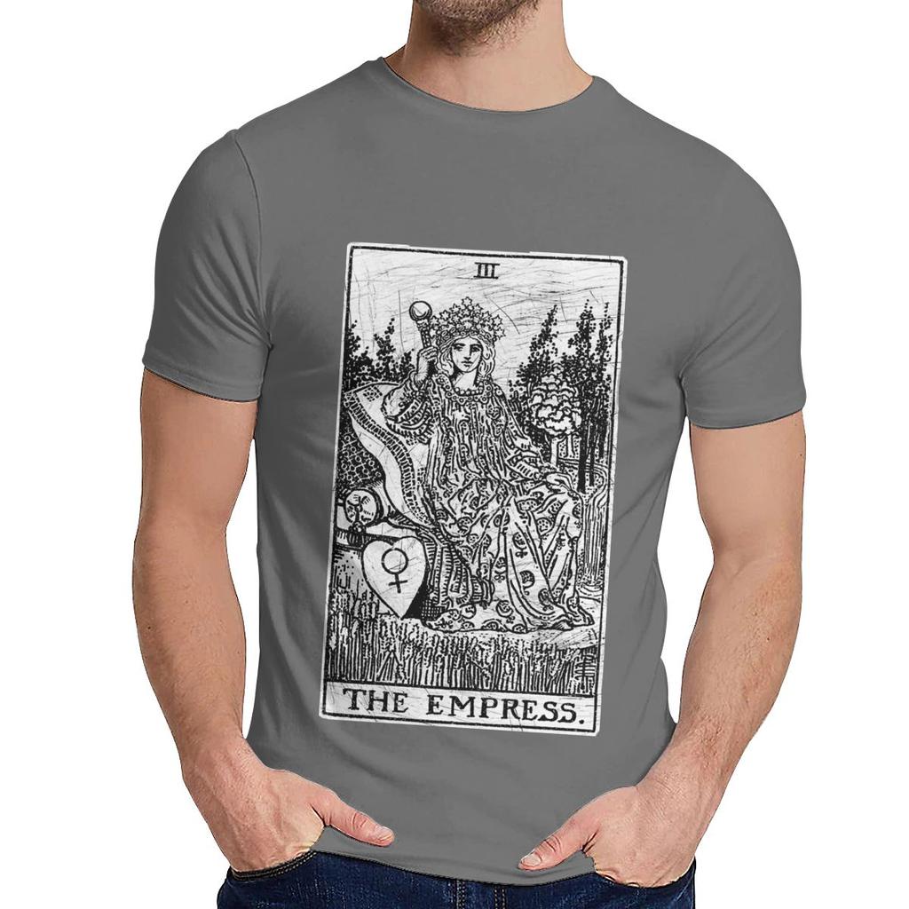 The Empress Tarot Card T Shirt Major Arcana Fortune Telling Occult T Shirt Casual O Neck