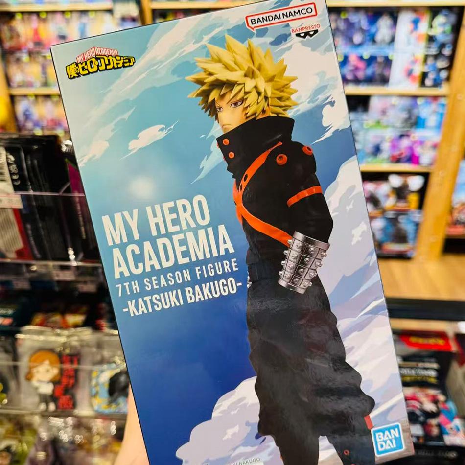 Bandai Anime My Hero Academia Katsuki Bakugo Action Figure 21cm PVC Collectible Model Doll for Fans Gift