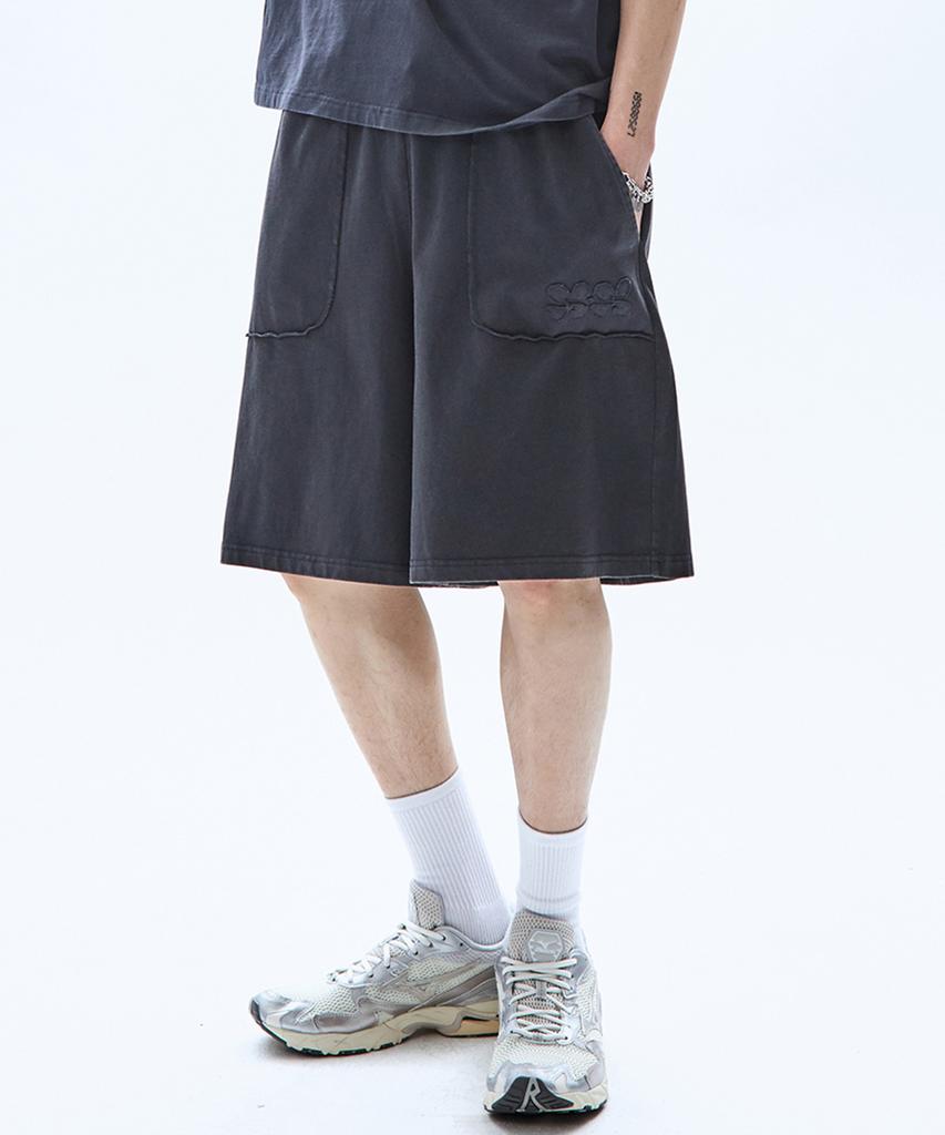RAIMENT Flower Patch Solar Half Pants_Charcoal