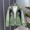 2025 повседневная ранняя осень новая мужская куртка со стойкой воротником, цветная, тонкая солнцезащитная одежда, повседневная свободная куртка в стиле милитари, тренд
