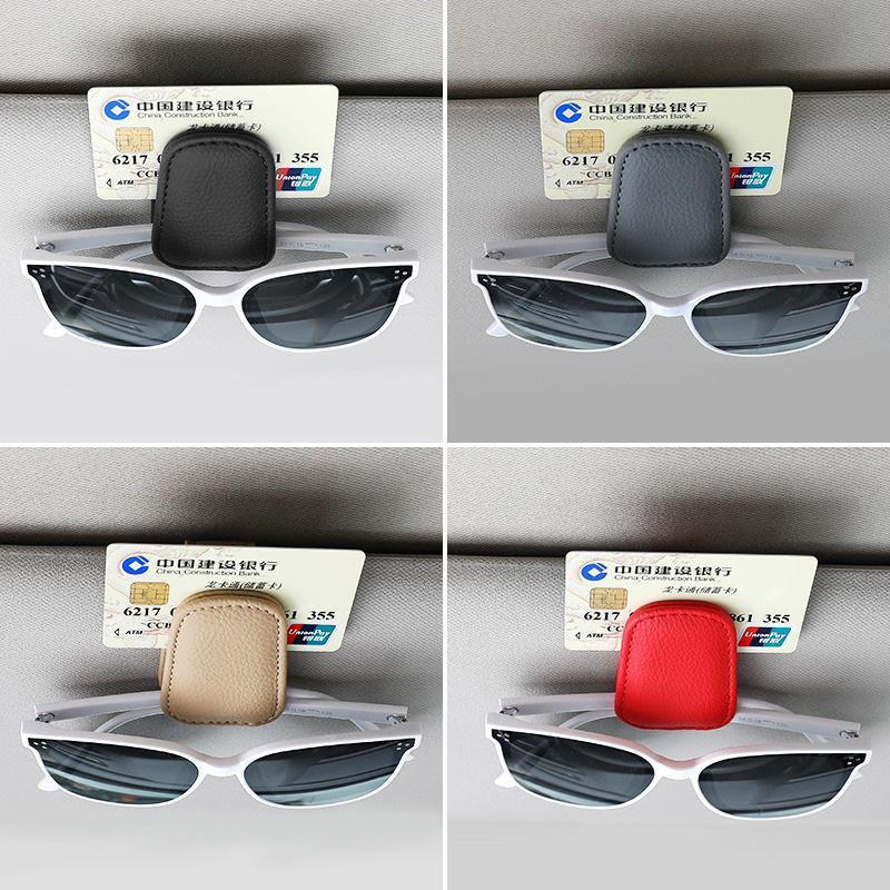 Der Brillenhalter ist geeignet für Auto-Sonnenblenden, Leder-Sonnenbrillen, Magnetische Clips, Ticket-Halter und Auto-Sonnenblenden-Zubehör