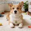 Adjustable Cat Collar with High Simulation Pearls Cute Exquisite Summer Necklace for Kittens Pet Supplies with Neck Decoration